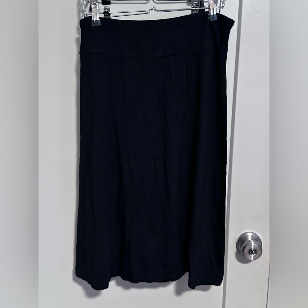 * In Touch Black Midi Skirt for Women